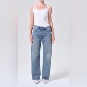 Agolde, (criss cross) size 25 - 100% organic cotton